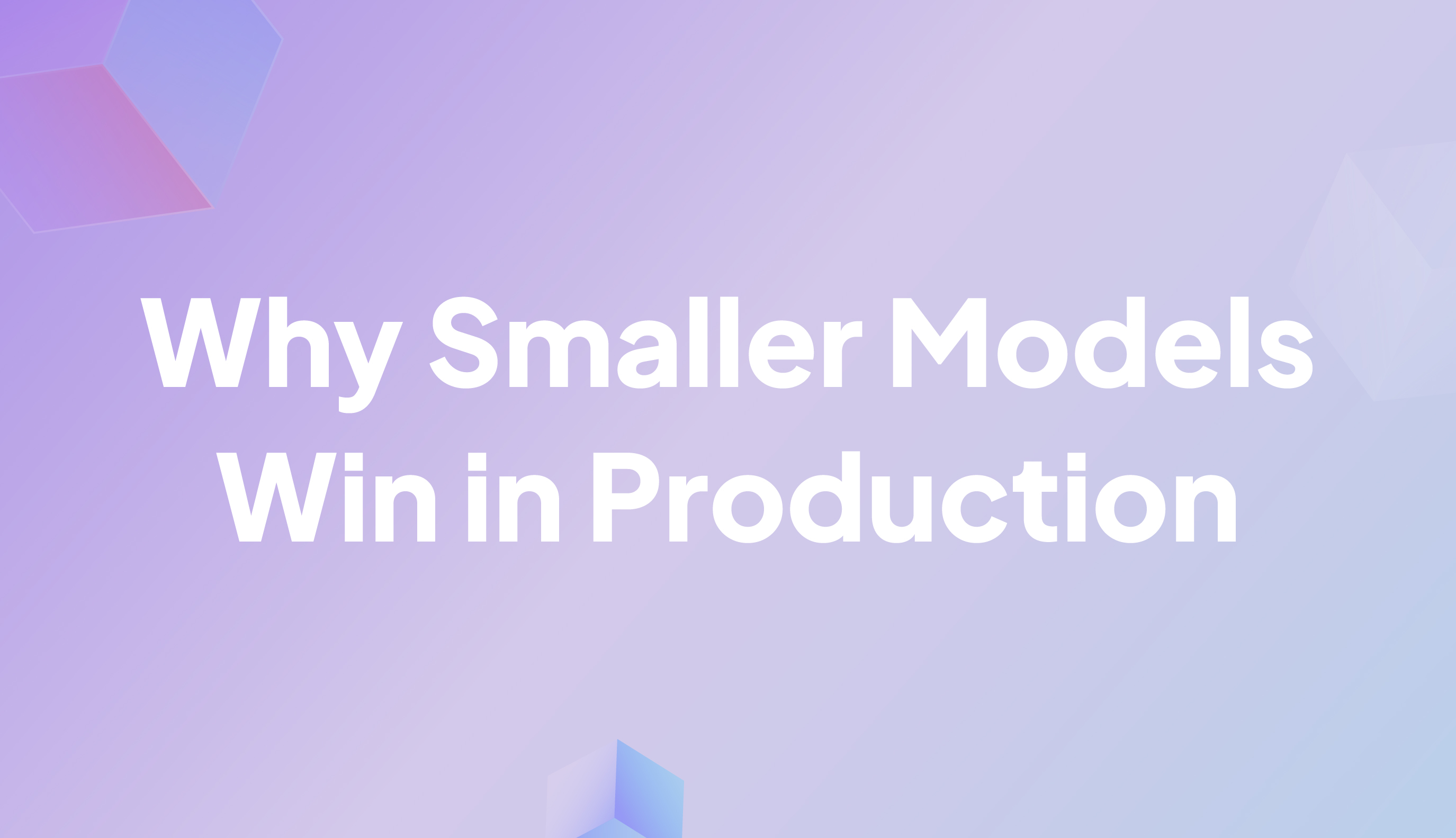 The Economics of Intelligence: Why Smaller Models Win in Production 